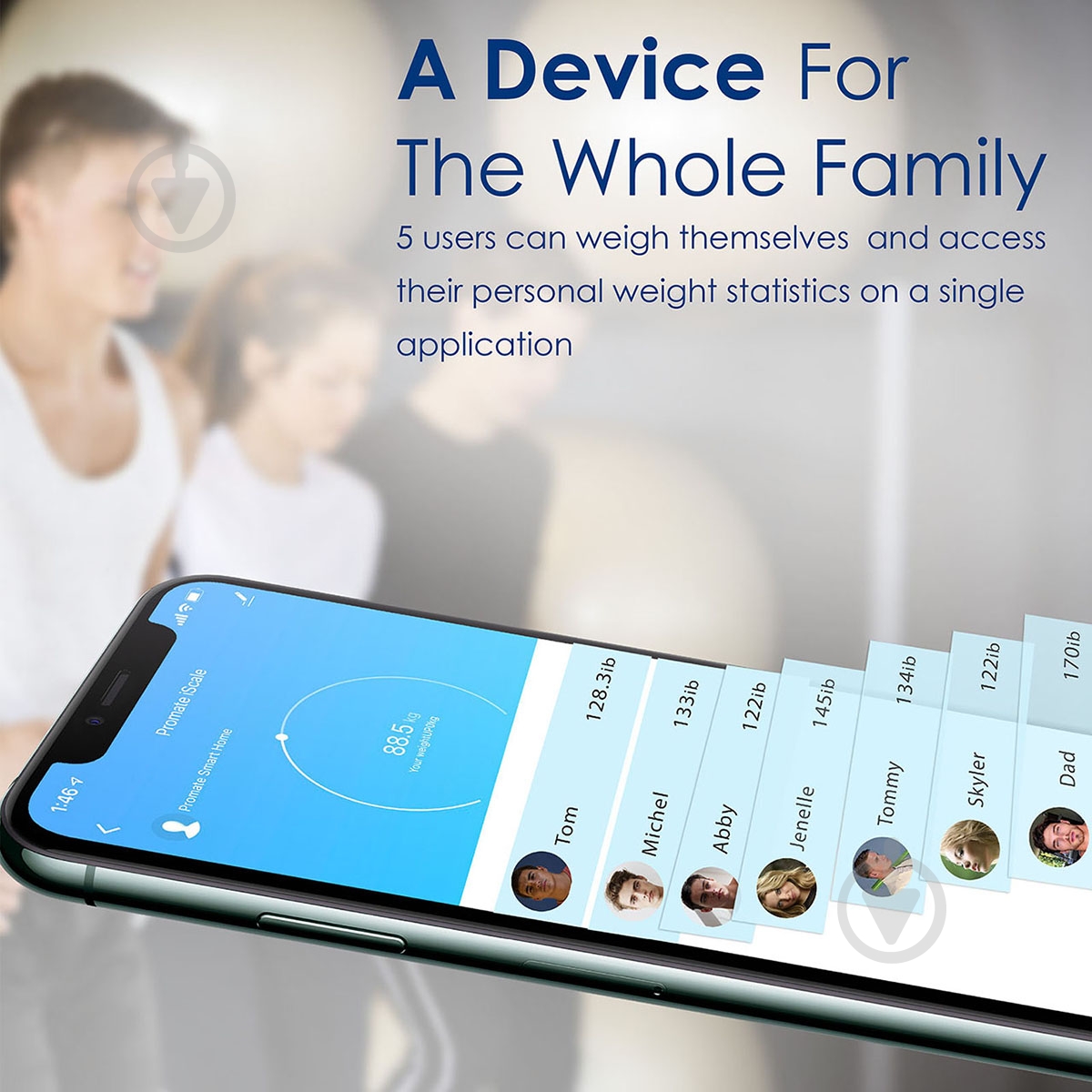 Смарт-весы Promate iScale Black - фото 6