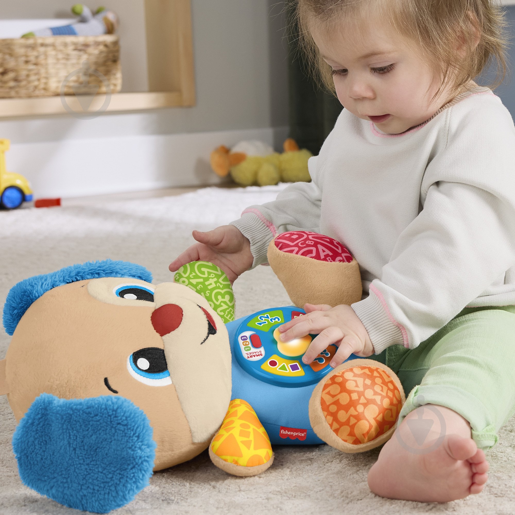 Іграшка Fisher Price Розумне цуценя з технологією Smart Stages (багатомовне) Fisher-Price JFD23 - фото 2 Іграшка Fisher Price Розумне цуценя з технологією Smart Stages (багатомовне) Fisher-Price JFD23 - фото 2