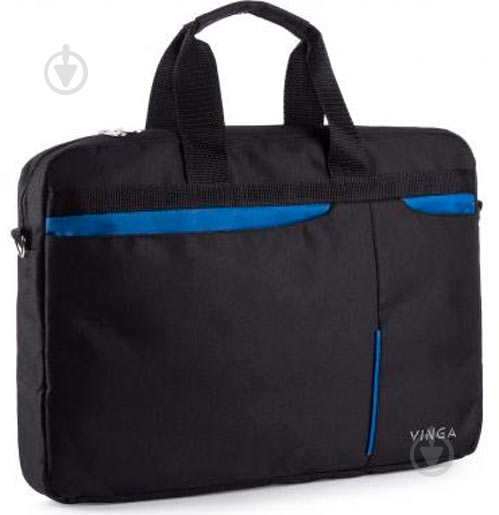 Сумка для ноутбука Vinga 15.6" black/blue (NB175BB) - фото 6 Сумка для ноутбука Vinga 15.6" black/blue (NB175BB) - фото 6