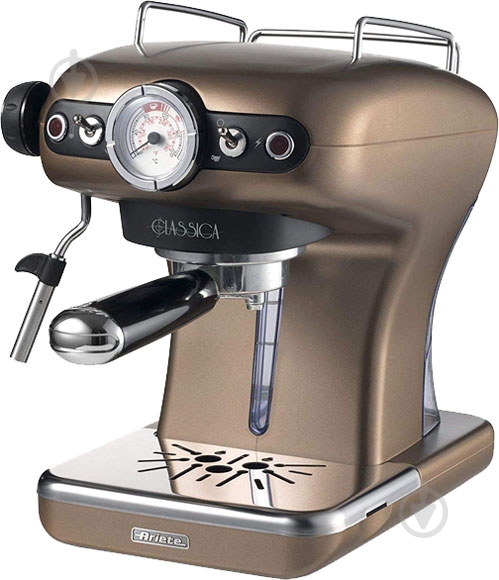 Кофеварка рожковая Ariete 1389A BRONZE - фото 1 Кофеварка рожковая Ariete 1389A BRONZE - фото 1