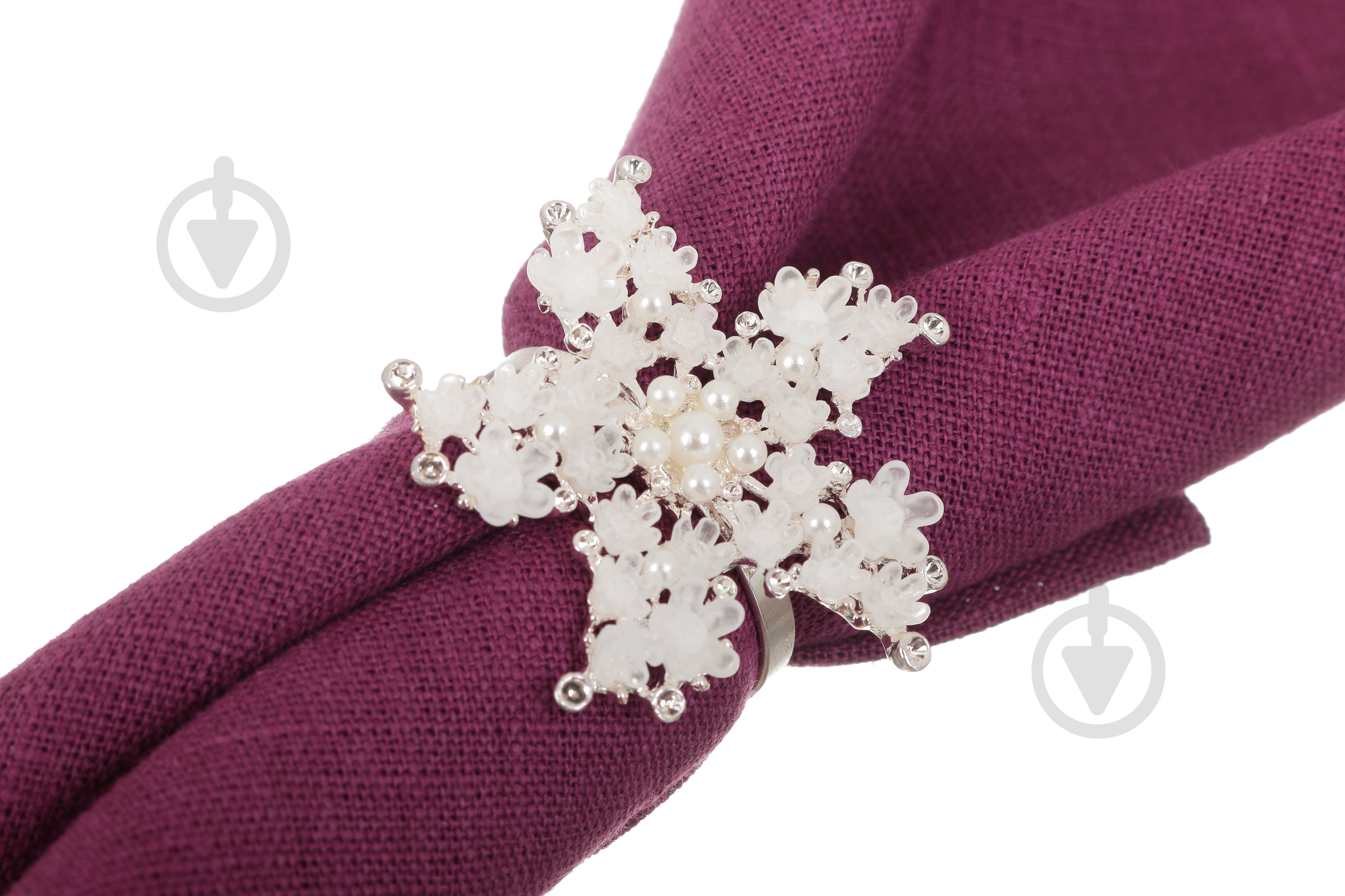 Кільце для серветок Fiora Diamond Flower YQU9193 - фото 6