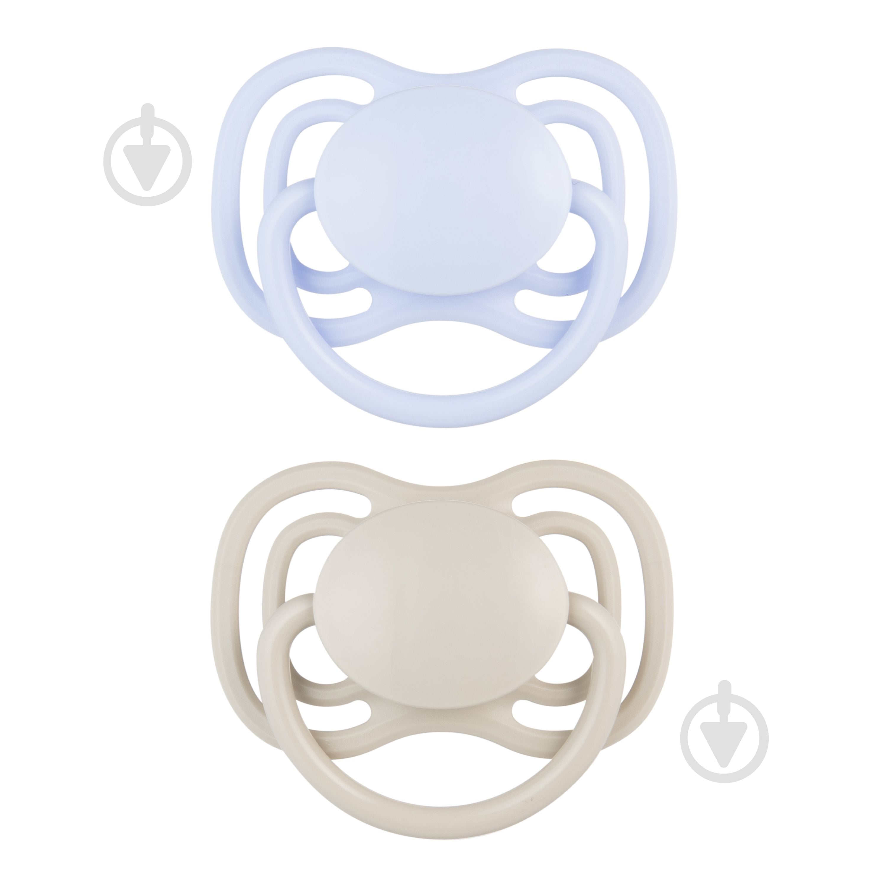 Пустушка симетрична Canpol Babies 0-6 міс DENTAL AIR 2 шт (23/225_blu) - фото 1