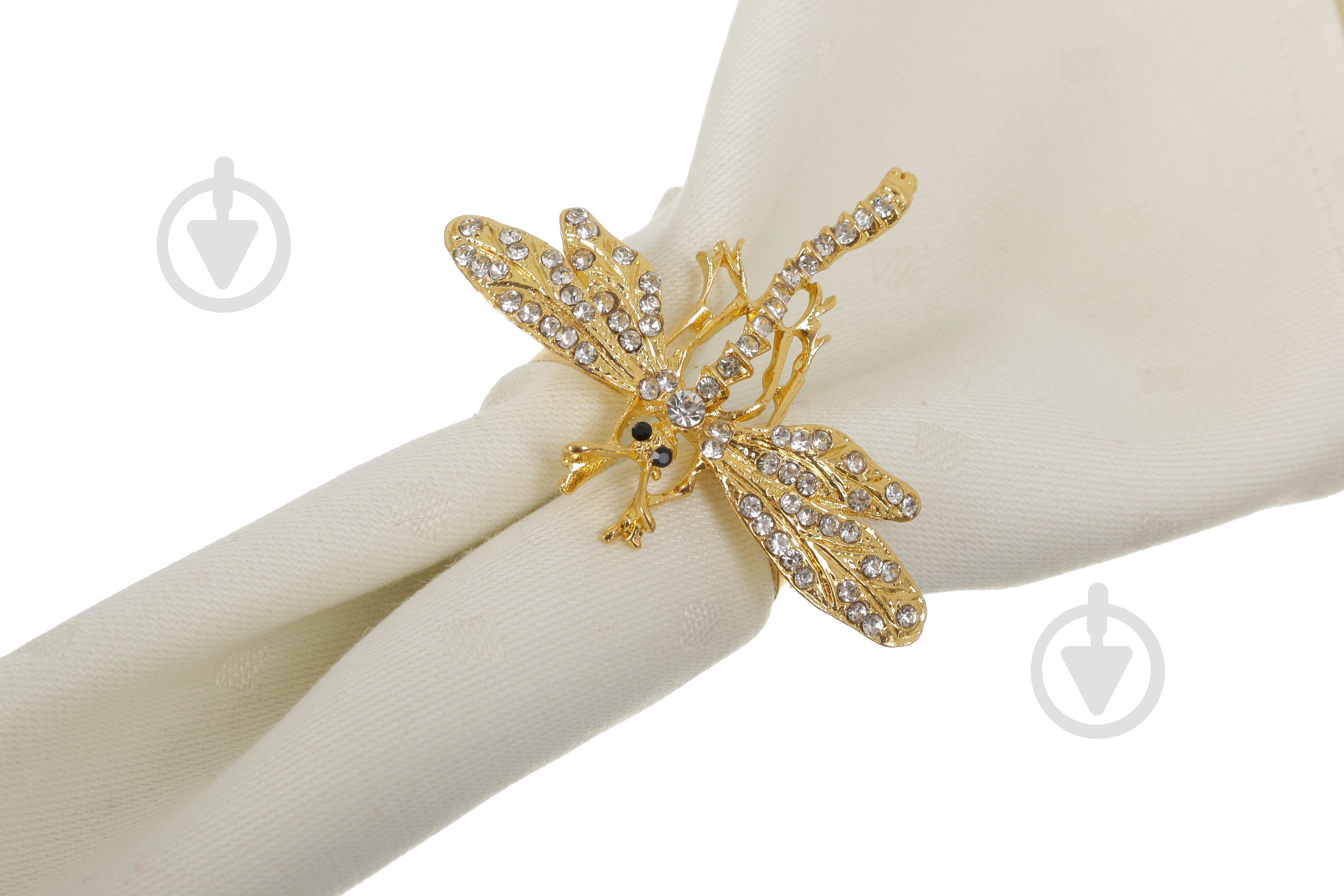 Кольцо для салфеток Fiora Dragonfly YQU9160 - фото 6 Кольцо для салфеток Fiora Dragonfly YQU9160 - фото 6