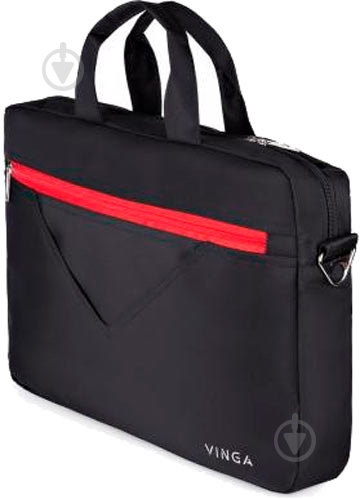 Сумка для ноутбука Vinga 15.6" black/red (NB250BR) - фото 3