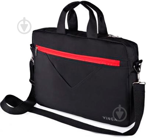 Сумка для ноутбука Vinga 15.6" black/red (NB250BR) - фото 8