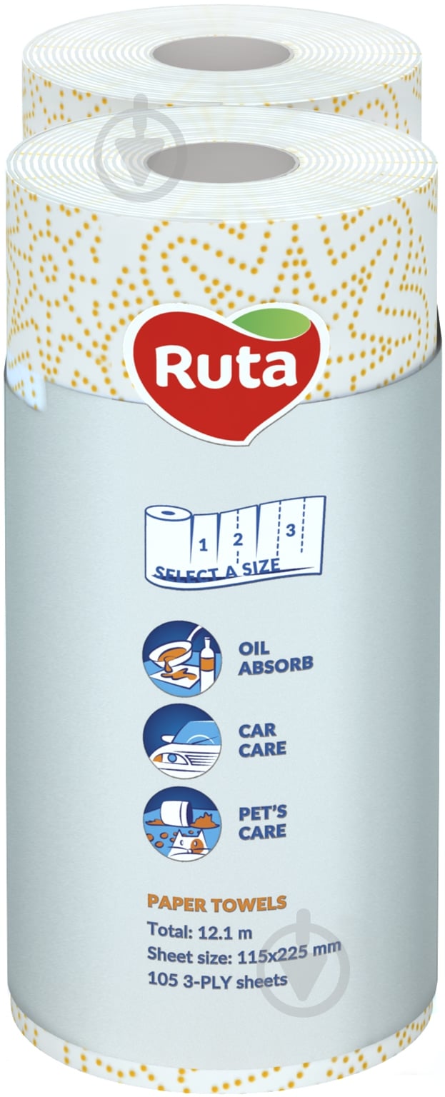 Бумажные полотенца Ruta Selecta EA трехслойная 2 шт. - фото 3