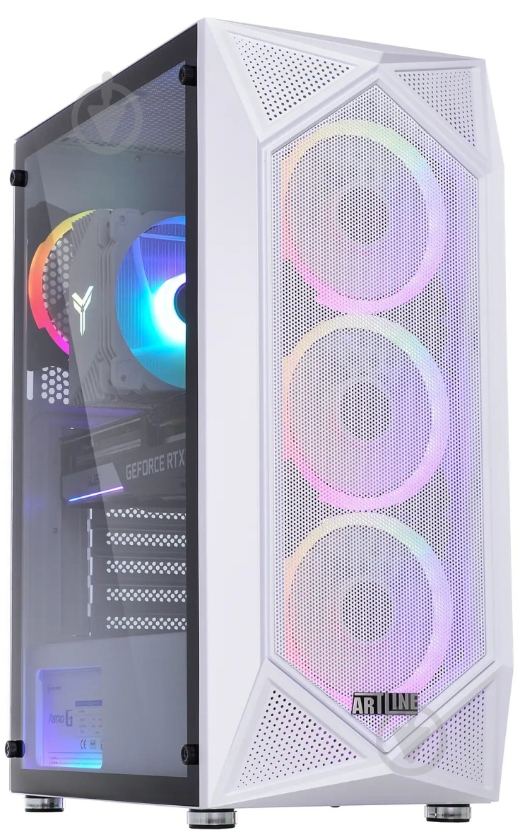 Компьютер Artline Gaming X55WHITE (X55WHITEv53) white - фото 1 Компьютер Artline Gaming X55WHITE (X55WHITEv53) white - фото 1