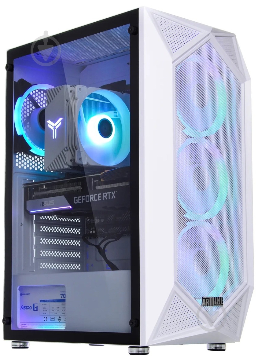 Компьютер Artline Gaming X55WHITE (X55WHITEv53) white - фото 4 Компьютер Artline Gaming X55WHITE (X55WHITEv53) white - фото 4
