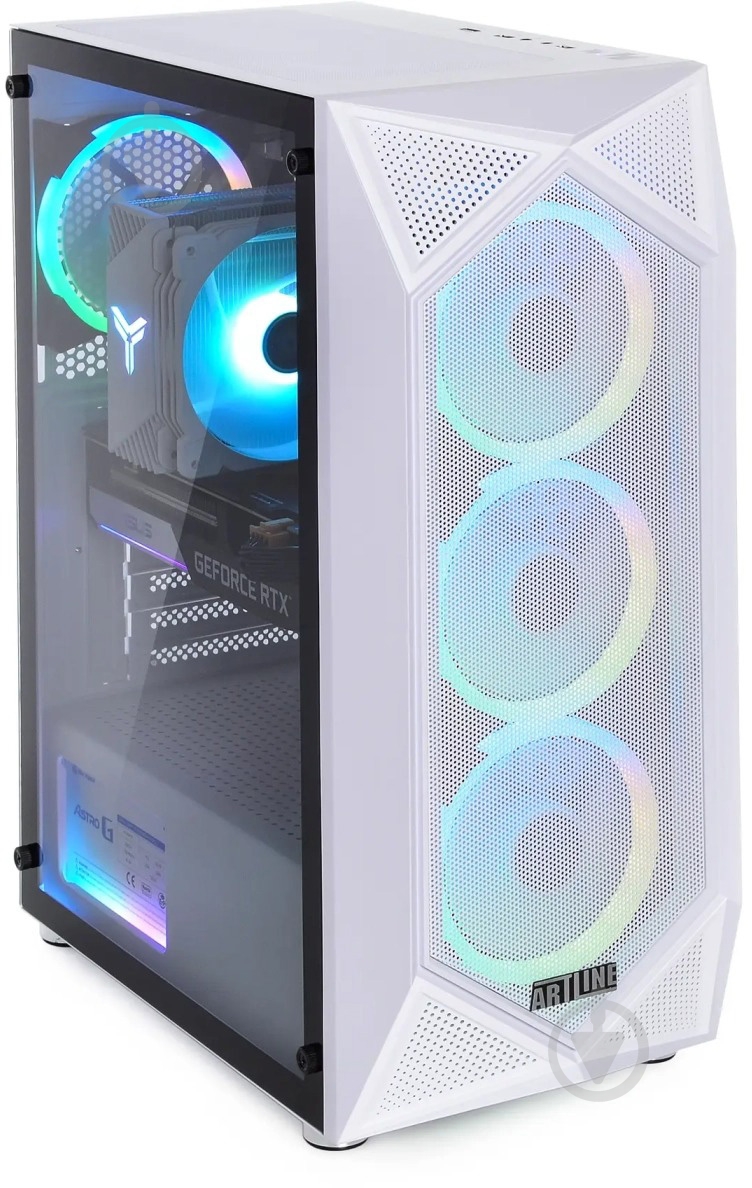 Компьютер Artline Gaming X55WHITE (X55WHITEv50Win) white - фото 3 Компьютер Artline Gaming X55WHITE (X55WHITEv50Win) white - фото 3