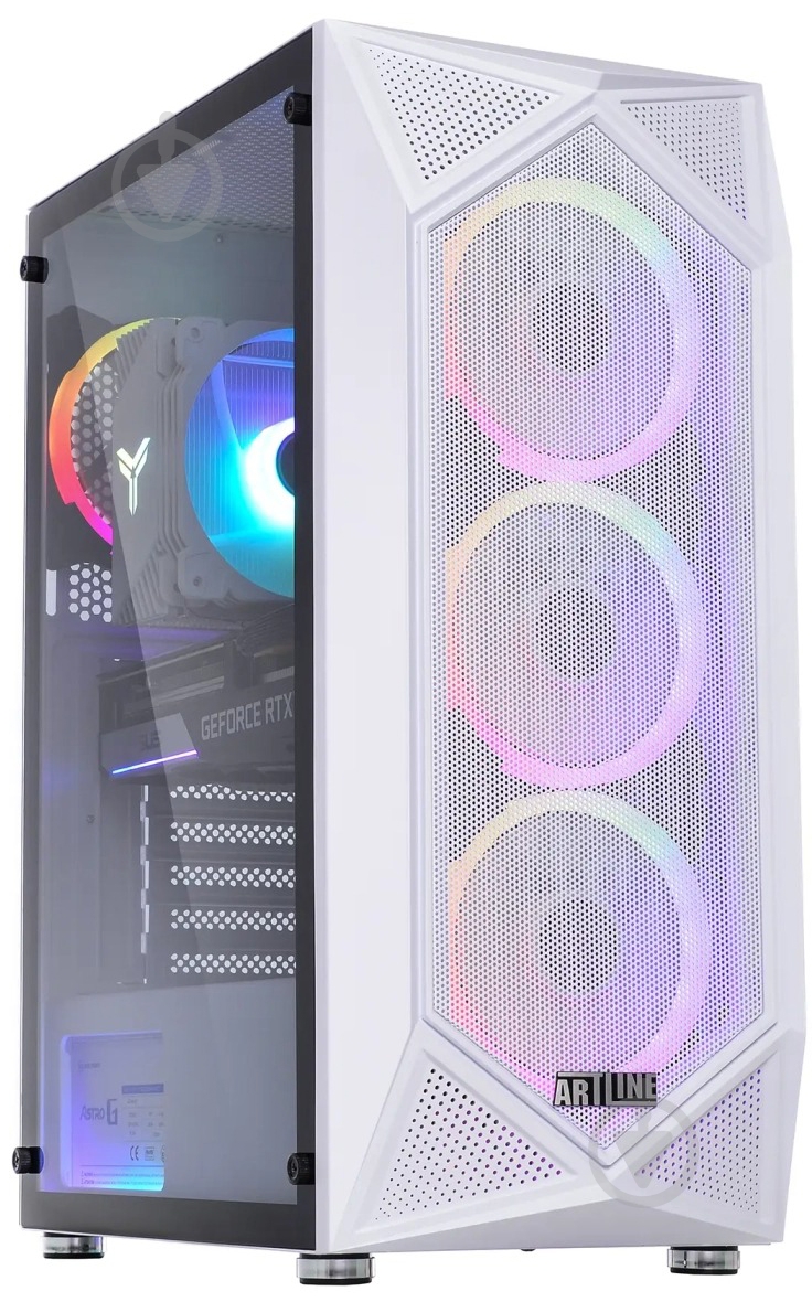 Компьютер Artline Gaming X55WHITE (X55WHITEv50Win) white - фото 1 Компьютер Artline Gaming X55WHITE (X55WHITEv50Win) white - фото 1