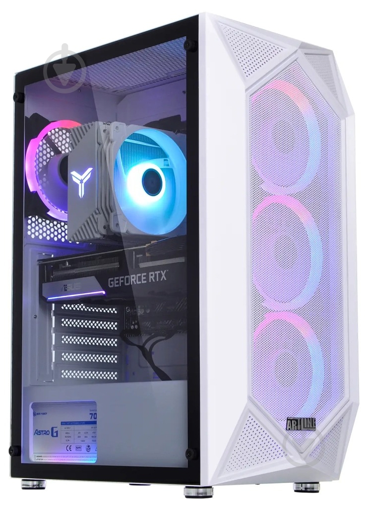 Компьютер Artline Gaming X55WHITE (X55WHITEv51Win) white - фото 1 Компьютер Artline Gaming X55WHITE (X55WHITEv51Win) white - фото 1