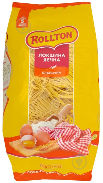 Лапша Роллтон яичная Классическая 400 г 400 г - фото 1 Лапша Роллтон яичная Классическая 400 г 400 г - фото 1