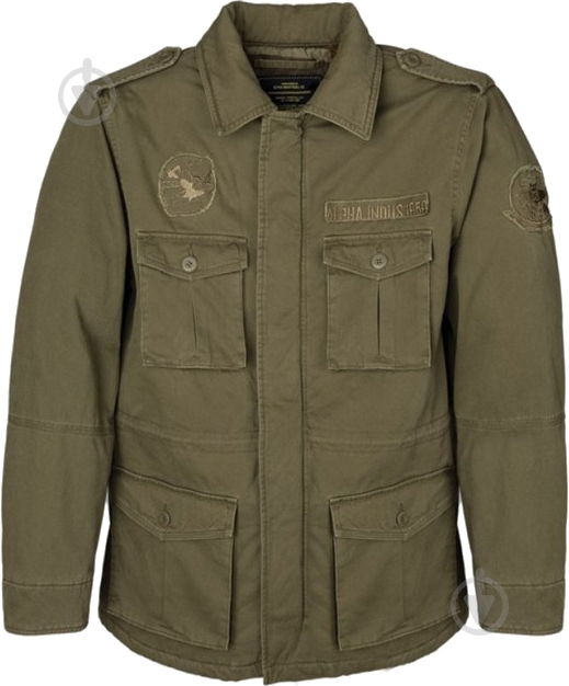 Куртка чоловіча демісезонна Alpha Industries AL-IND-M65-AO р.M oliva - фото 1