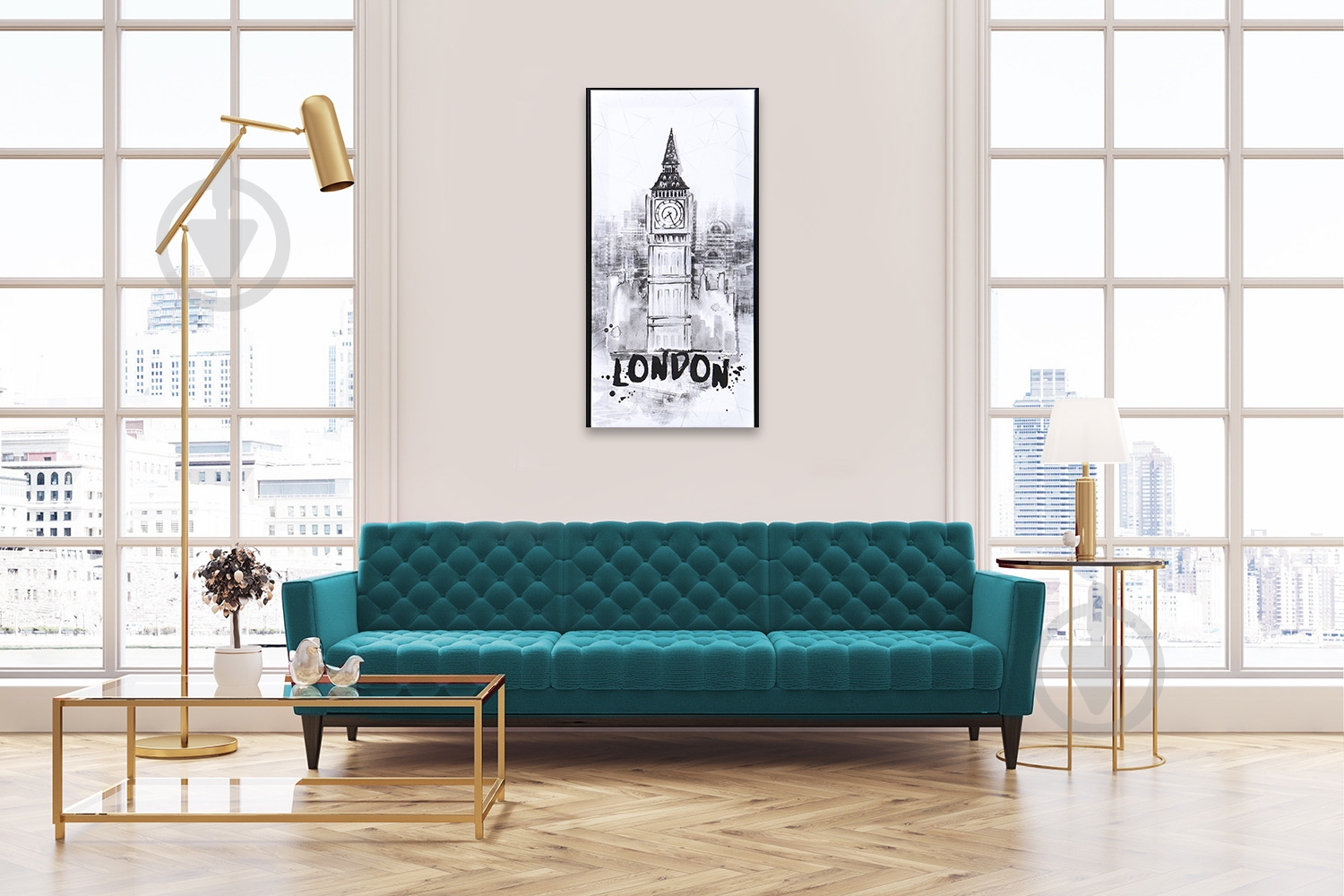 Картина Лондон 40x80 см XCC177228J - фото 3 Картина Лондон 40x80 см XCC177228J - фото 3
