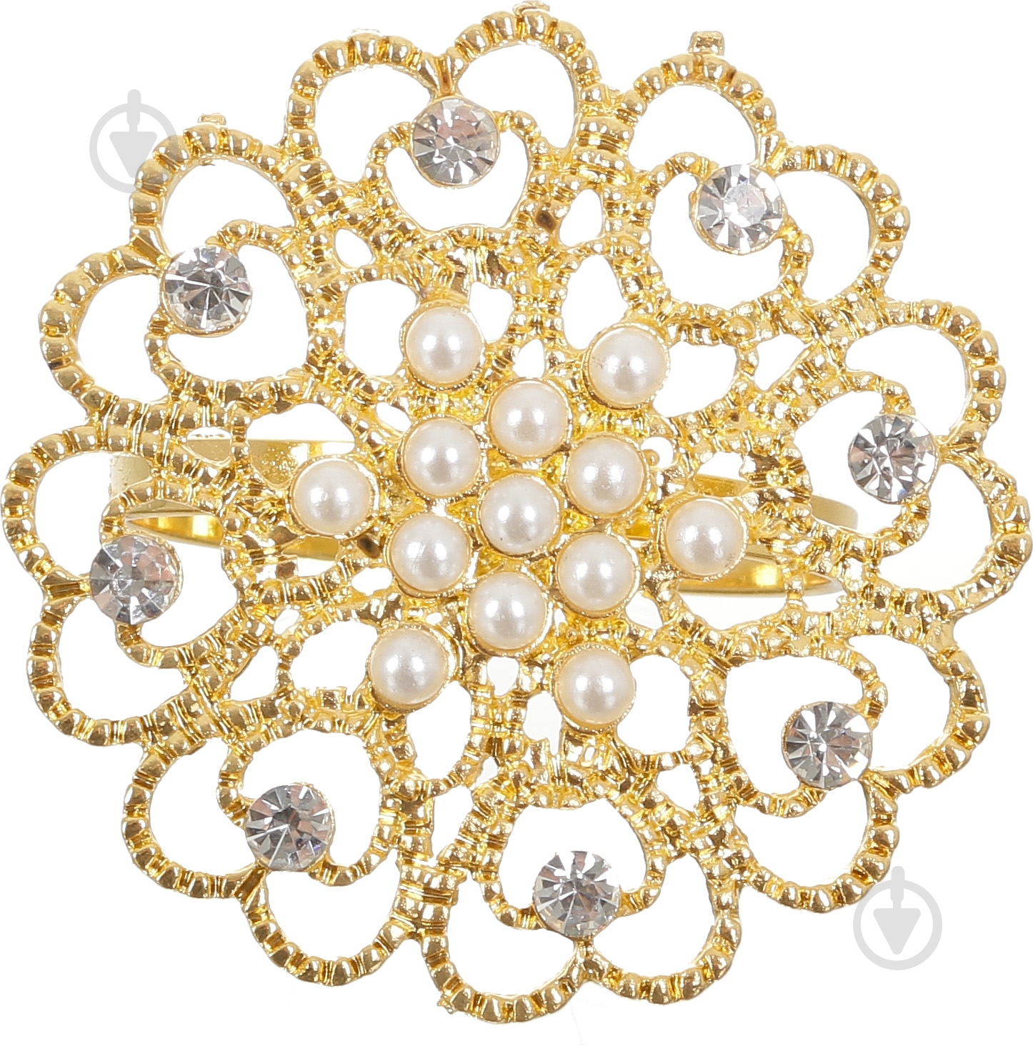 Кольцо для салфеток Fiora Diamond Heart YQU9159 - фото 2 Кольцо для салфеток Fiora Diamond Heart YQU9159 - фото 2