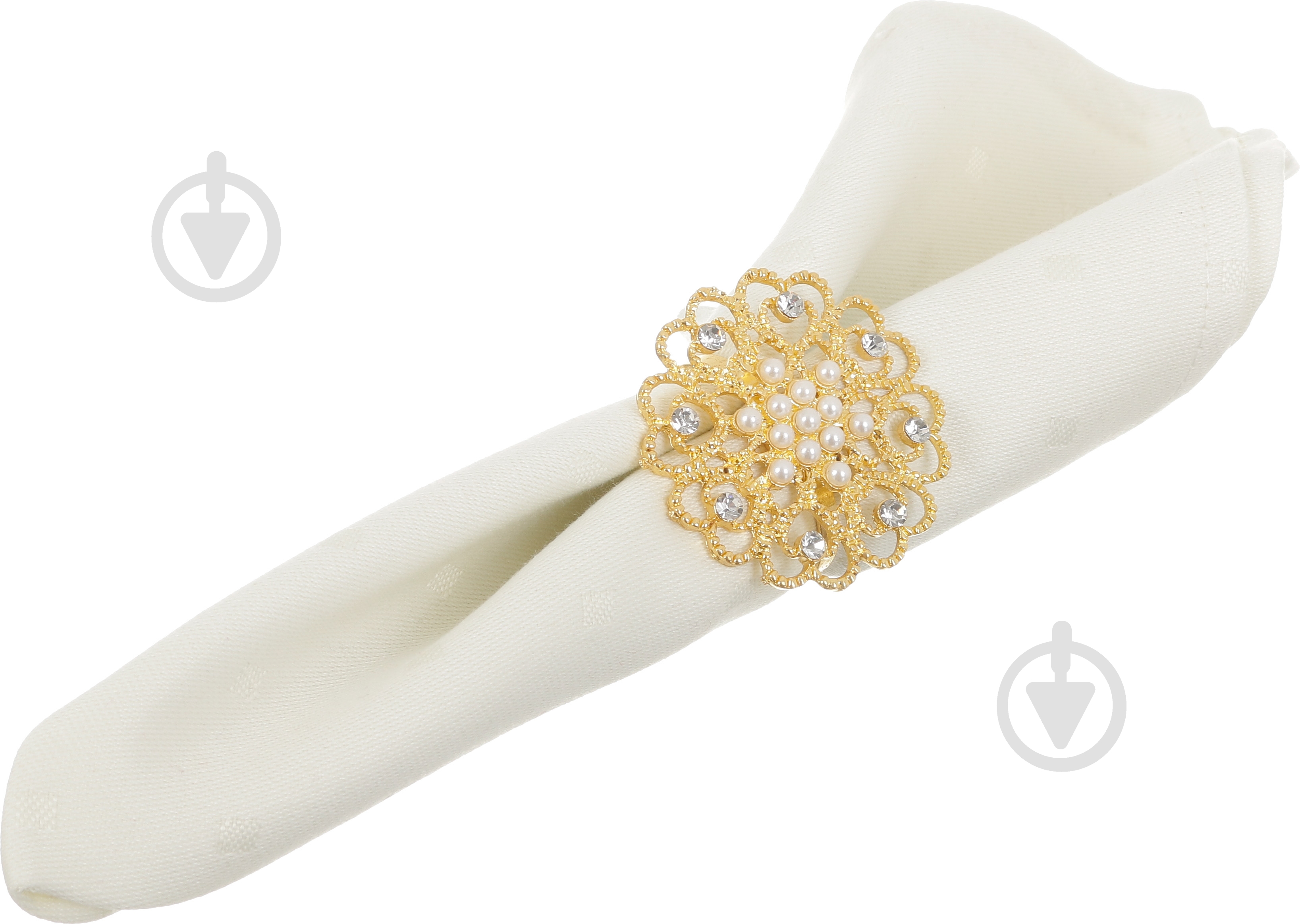 Кольцо для салфеток Fiora Diamond Heart YQU9159 - фото 4 Кольцо для салфеток Fiora Diamond Heart YQU9159 - фото 4