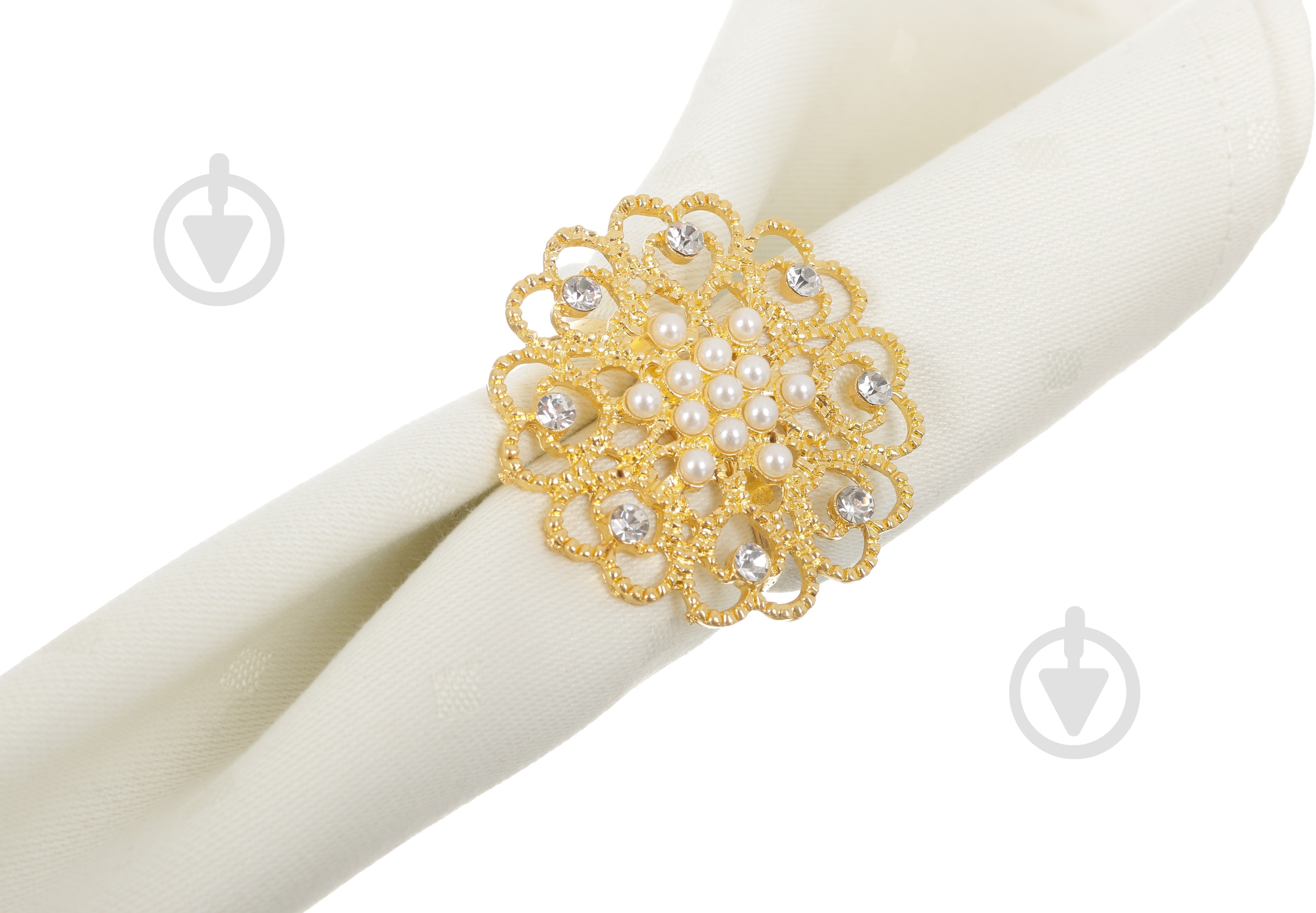 Кольцо для салфеток Fiora Diamond Heart YQU9159 - фото 6 Кольцо для салфеток Fiora Diamond Heart YQU9159 - фото 6
