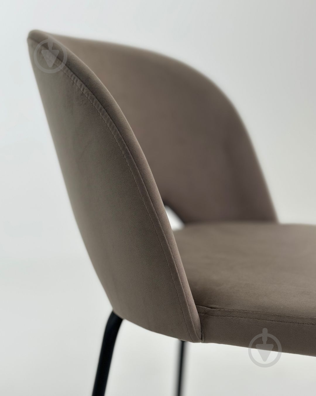 Стул TWINSANN Маrk 580x500x800 мм (ножки металл) коричневый / черный - фото 2 Стул TWINSANN Маrk 580x500x800 мм (ножки металл) коричневый / черный - фото 2