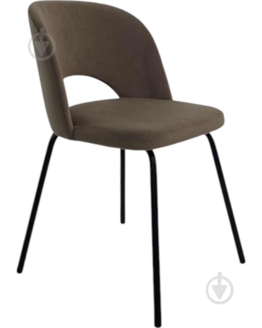 Стул TWINSANN Маrk 580x500x800 мм (ножки металл) коричневый / черный - фото 1 Стул TWINSANN Маrk 580x500x800 мм (ножки металл) коричневый / черный - фото 1