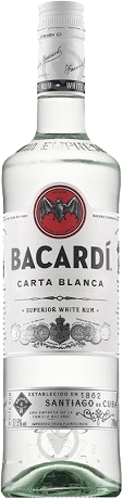 Ром Bacardi Carta Blanca от 6 месяцев выдержки 0,5 л - фото 1