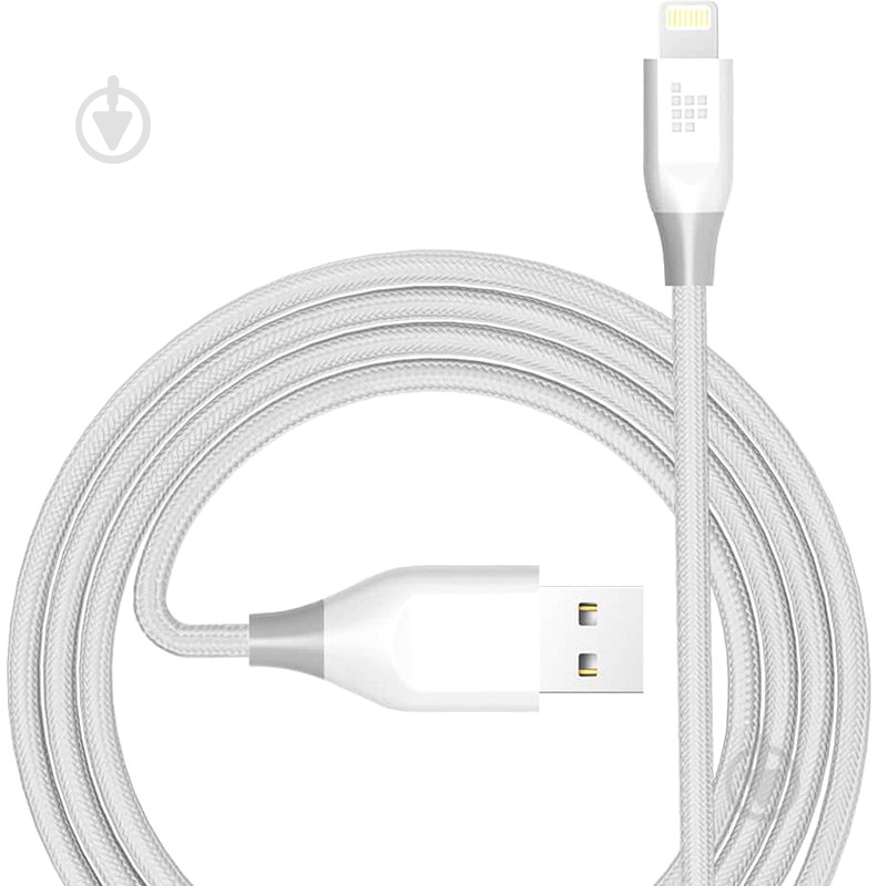 Кабель Tronsmart Lightning – USB 1,2 м белый (59540) MFi 19AWG - фото 1 Кабель Tronsmart Lightning – USB 1,2 м белый (59540) MFi 19AWG - фото 1