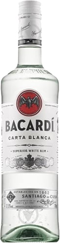 Ром Bacardi Carta Blanca от 6 месяцев выдержки 1 л - фото 1 Ром Bacardi Carta Blanca от 6 месяцев выдержки 1 л - фото 1