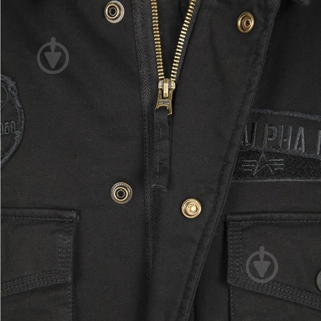 Куртка мужская демисезонная Alpha Industries AL-IND-M65-AB р.M black - фото 3
