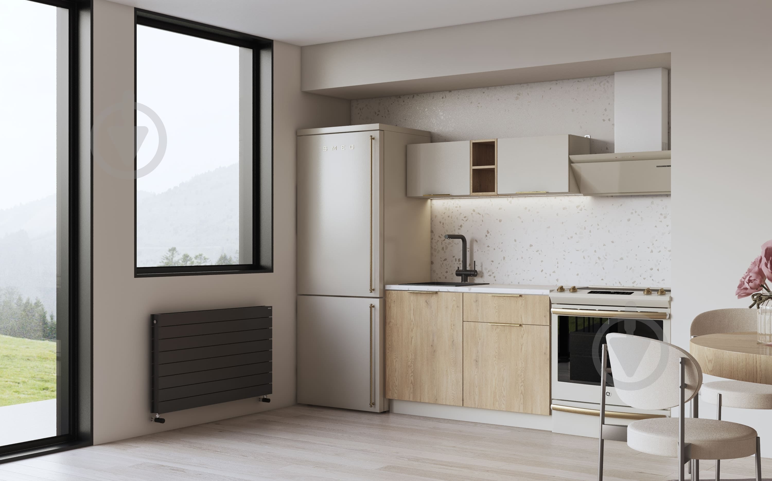 Кухня Грейд Інес ДСП 1,2м кашемір/дуб кремона торро/кашемір - фото 2