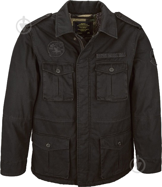 Куртка мужская демисезонная Alpha Industries AL-IND-M65-AB р.XL black - фото 1 Куртка мужская демисезонная Alpha Industries AL-IND-M65-AB р.XL black - фото 1
