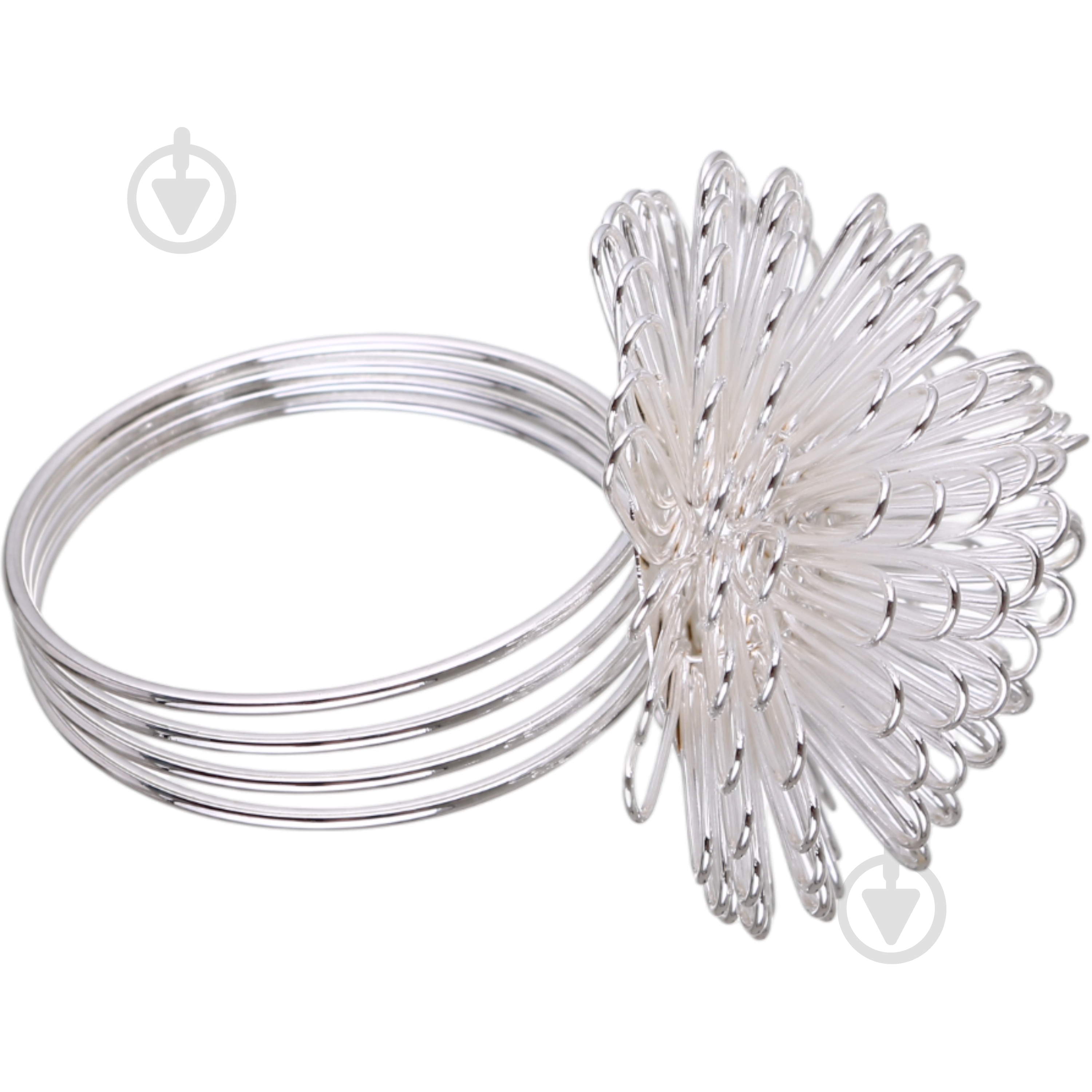 Кольцо для салфеток Fiora Siver Dandellion YQU9118-2 - фото 2 Кольцо для салфеток Fiora Siver Dandellion YQU9118-2 - фото 2