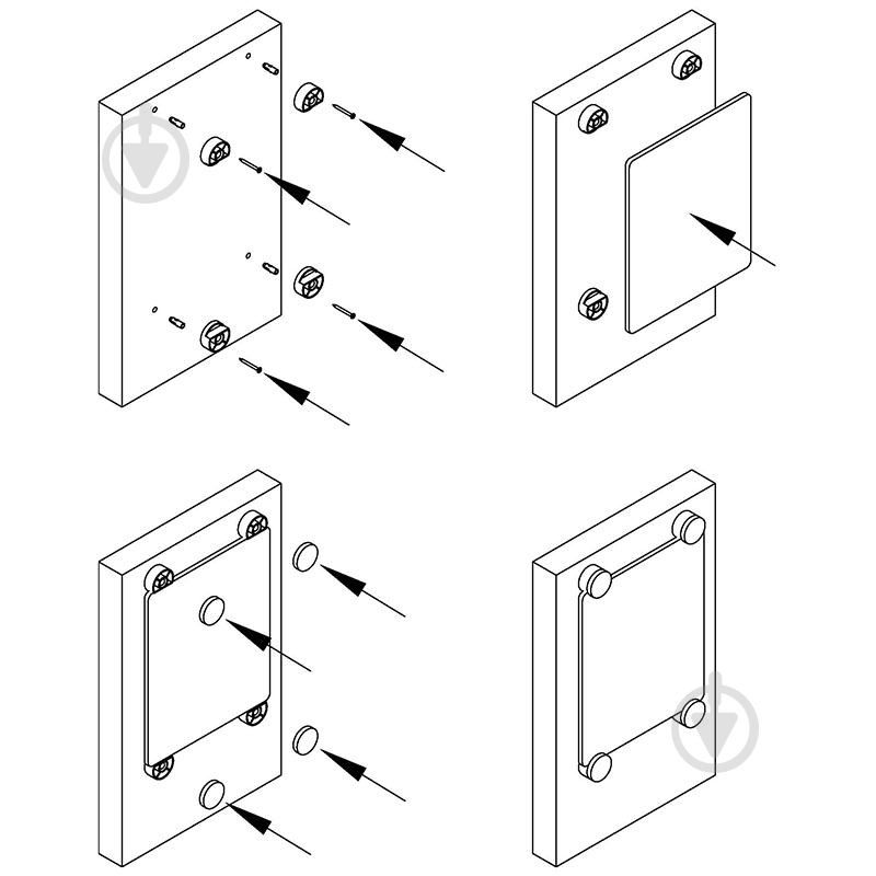 Крепление для зеркала Smart уловое хром 97681 - фото 7