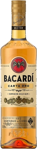 Ром Bacardi Carta Oro від 2 років витримки 1 л - фото 1 Ром Bacardi Carta Oro від 2 років витримки 1 л - фото 1