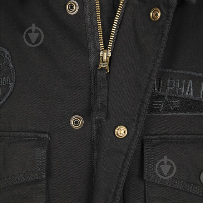 Куртка мужская демисезонная Alpha Industries AL-IND-M65-AB р.XXL black - фото 3