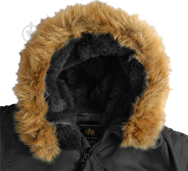 Куртка-парка мужская демисезонная Alpha Industries N-3B Parka р.M black - фото 2