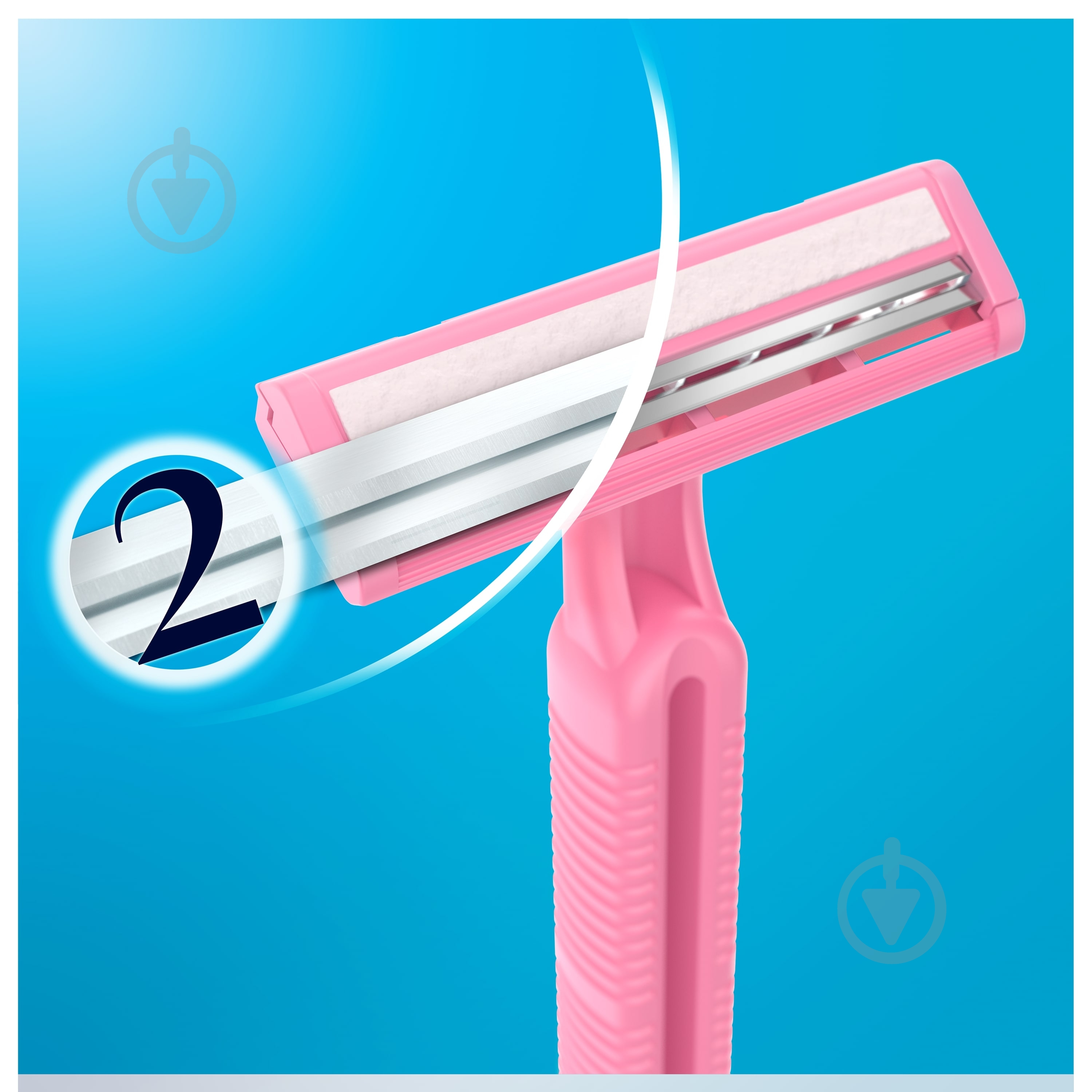 Станки одноразовые Gillette Blue II women's 5 шт. - фото 3