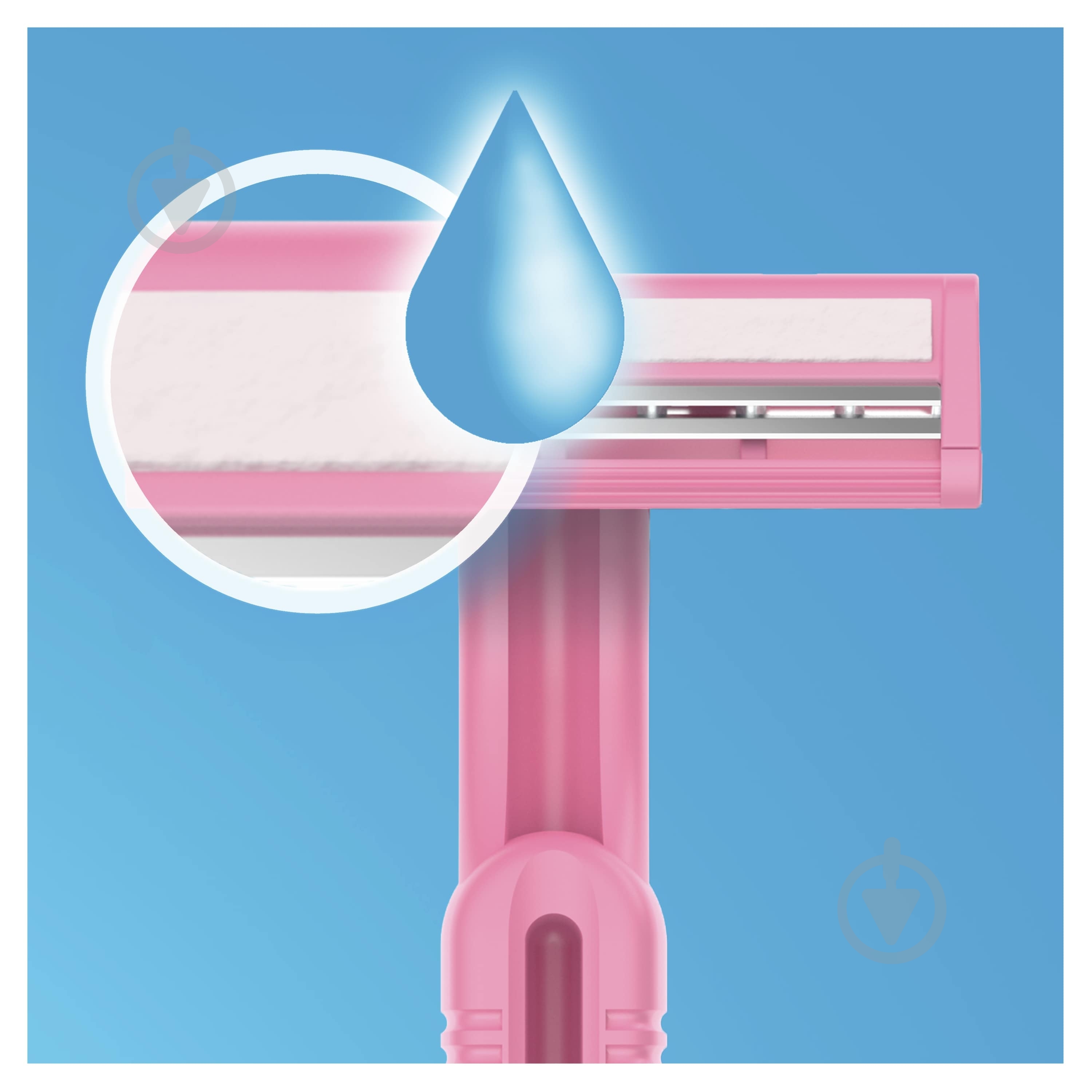 Станки одноразовые Gillette Blue II women's 5 шт. - фото 5