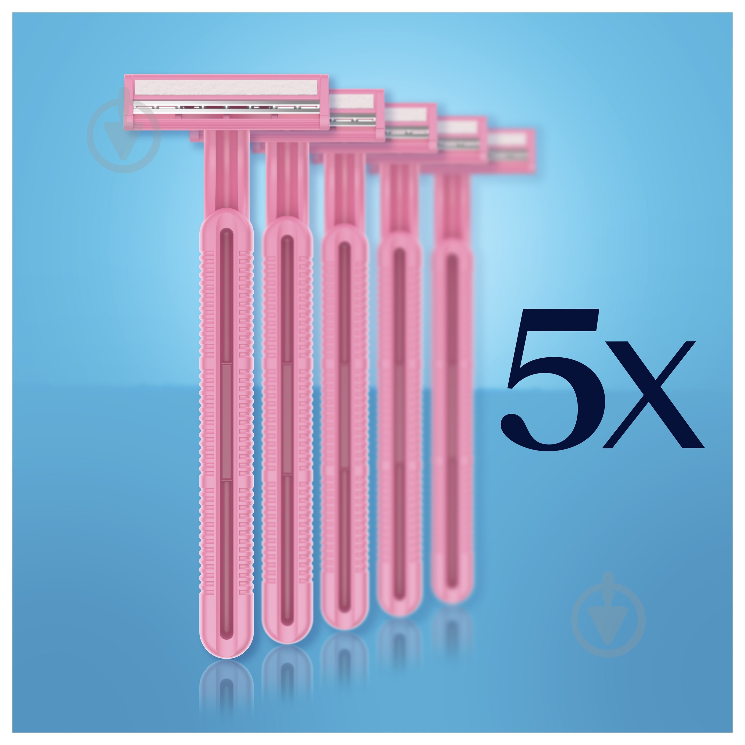 Станки одноразовые Gillette Blue II women's 5 шт. - фото 7