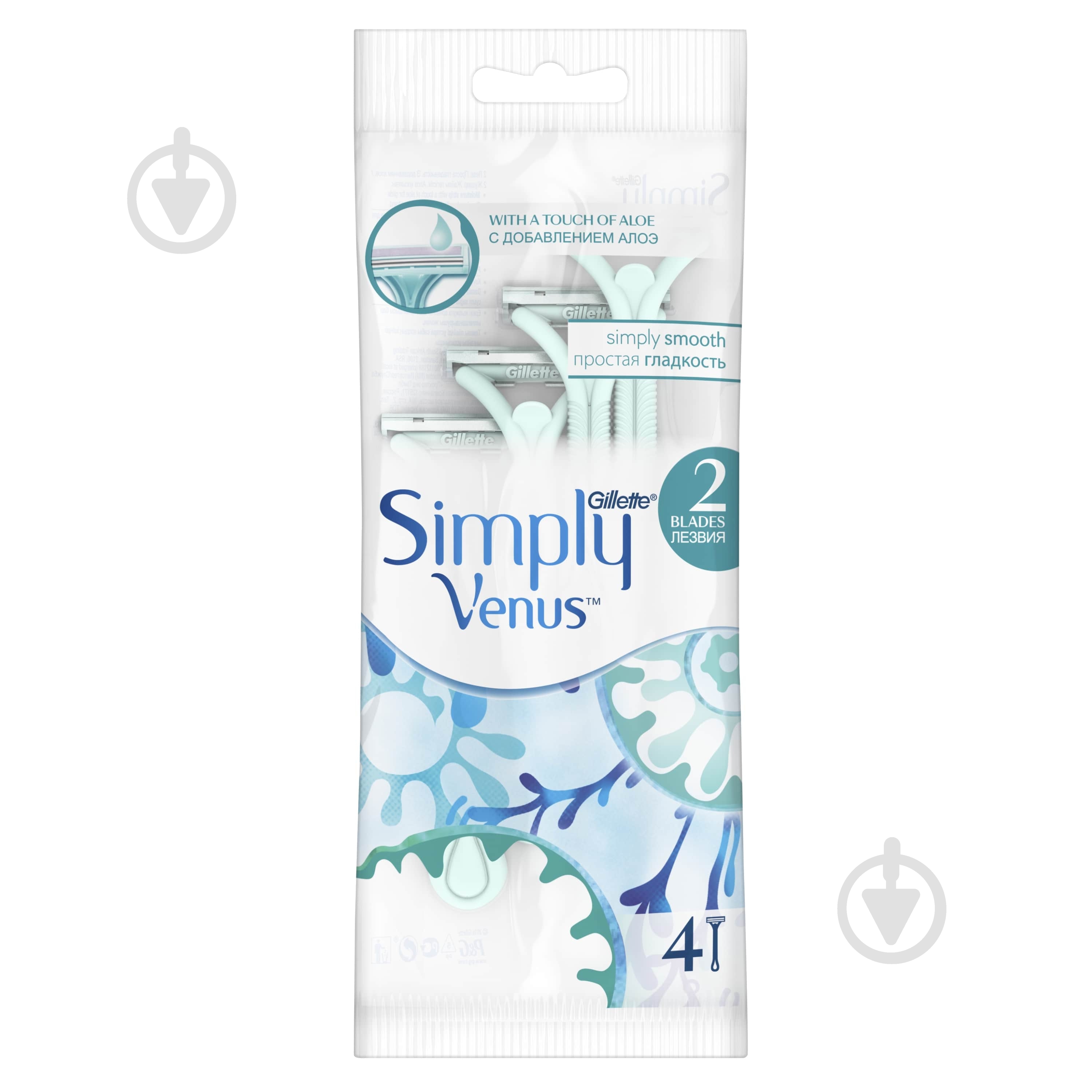 Станки одноразовые Gillette Venus Simply 2 4 шт. - фото 2