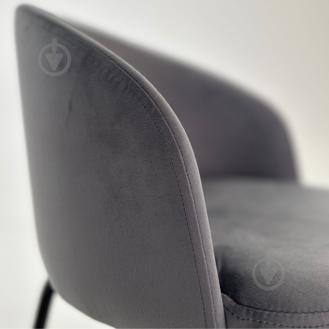 Стул TWINSANN Мilano (ткань жасмин 95) ножки металл темно-серый / черный - фото 3