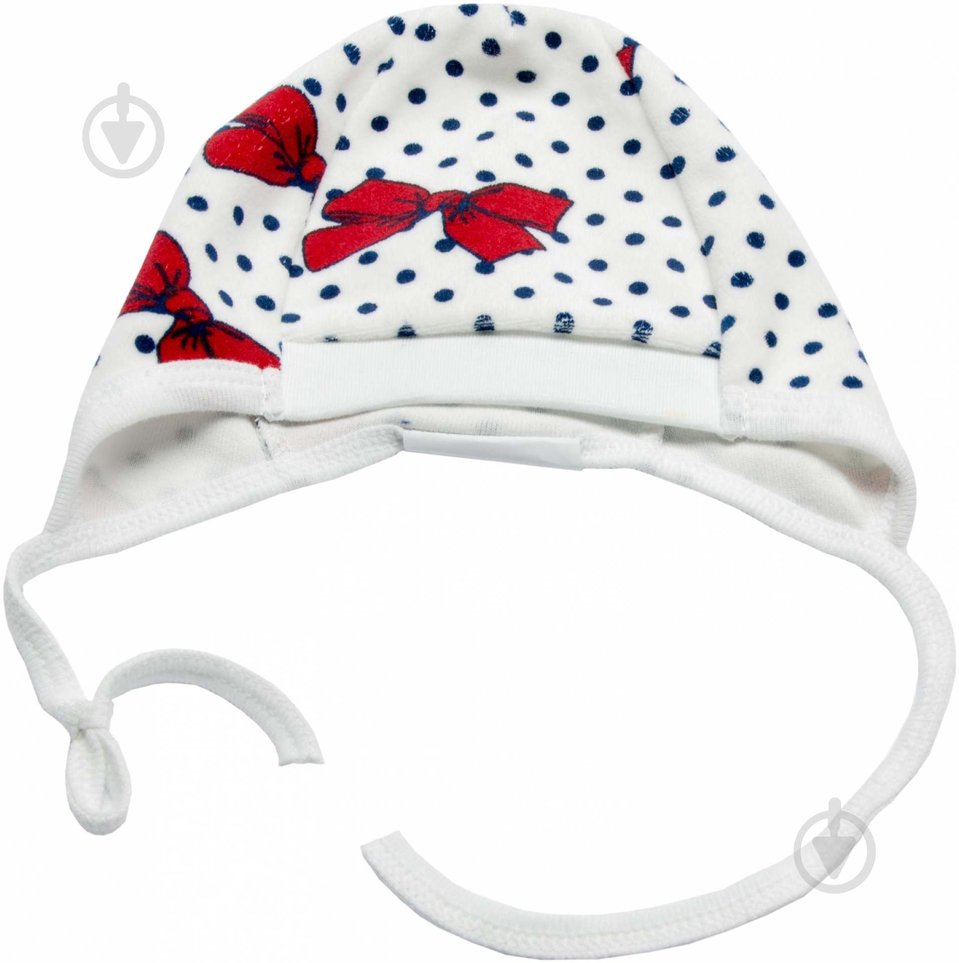 Чепчик детский Моя планета Ч802 р.62 р.42 белый с рисунком - фото 1