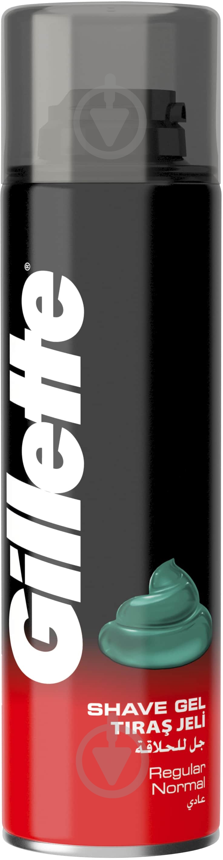 Гель для бритья Gillette Regular 200 мл - фото 1