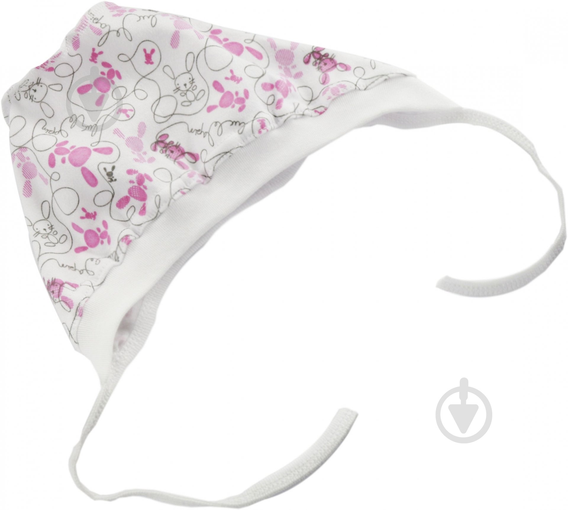 Чепчик детский Моя планета Ч303 р.56-62 р.40-42 белый с розовым - фото 1 Чепчик детский Моя планета Ч303 р.56-62 р.40-42 белый с розовым - фото 1