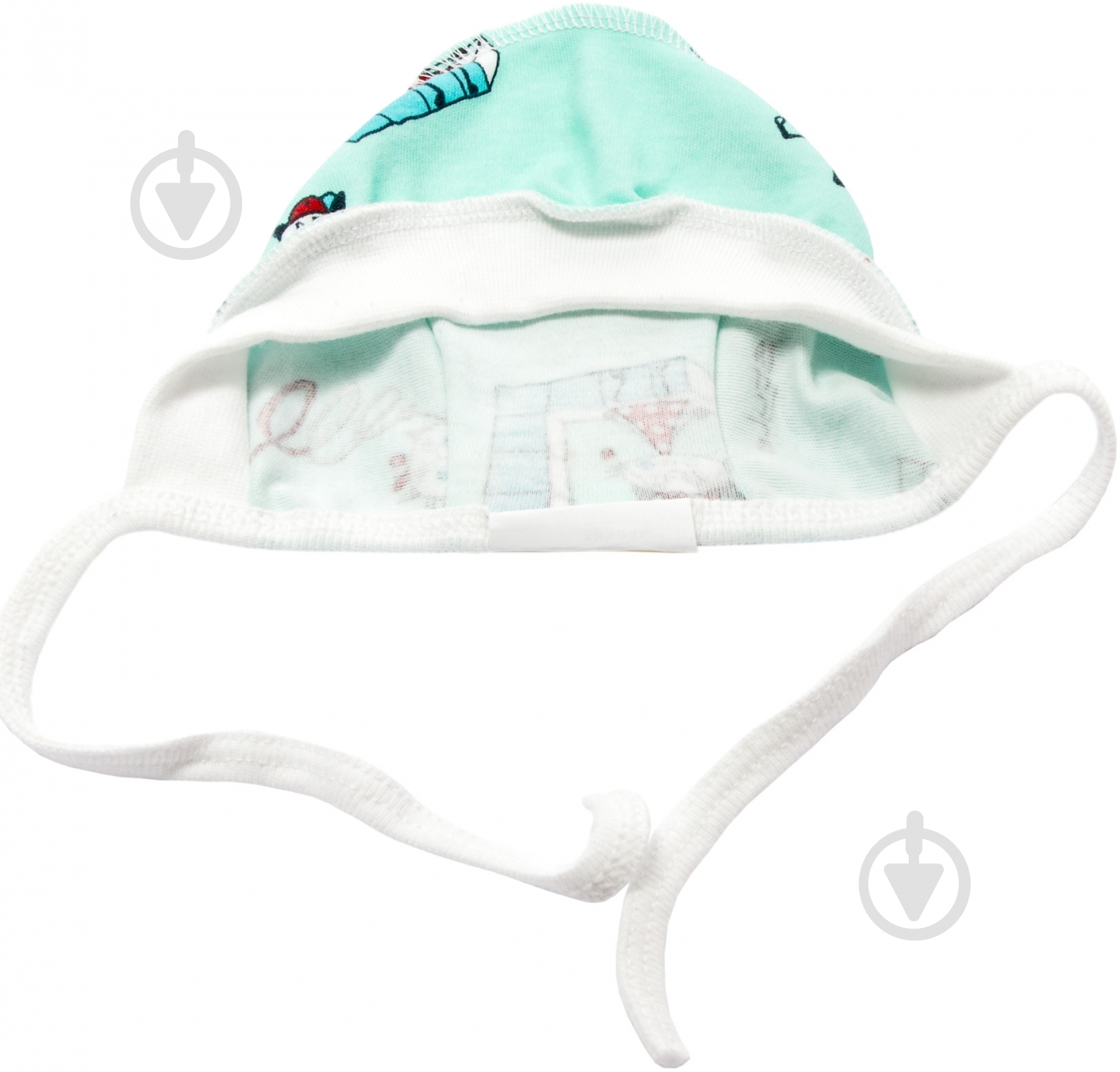 Чепчик детский Моя планета Ч304 р.50 р.35 бирюзовый - фото 1