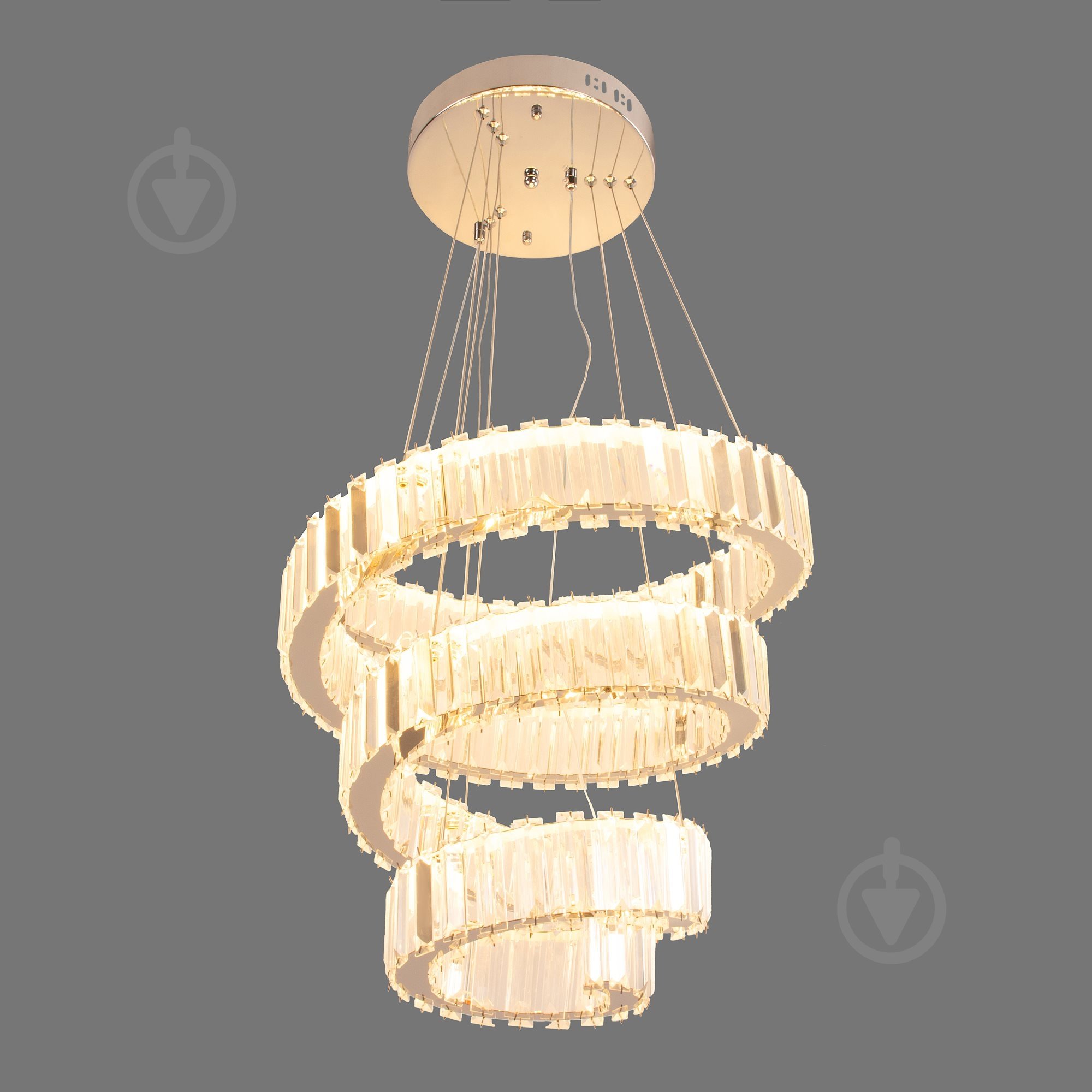 Люстра подвесная Valeso Sirius 1x96 Вт LED-модуль хром B E2073 - фото 4