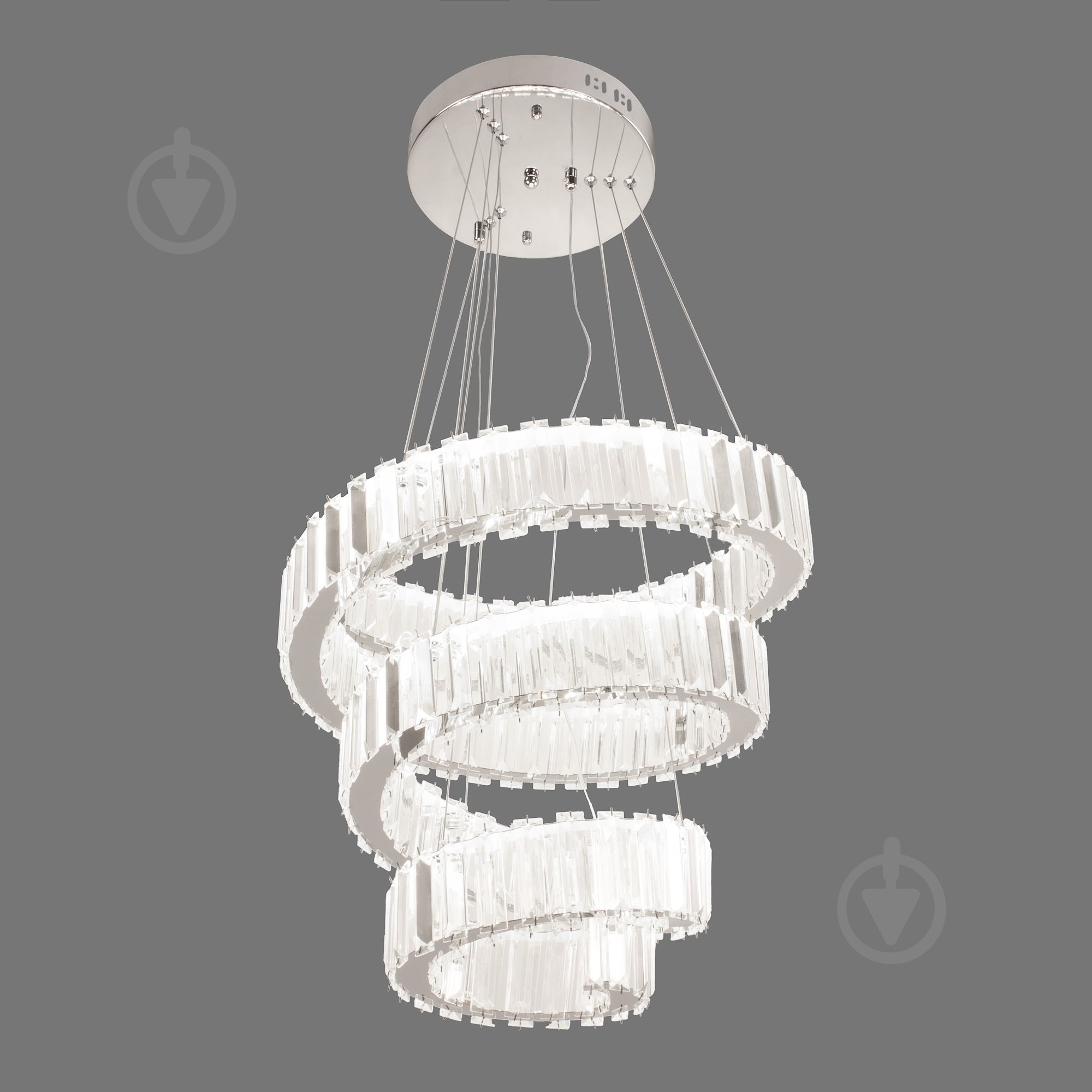 Люстра подвесная Valeso Sirius 1x96 Вт LED-модуль хром B E2073 - фото 3