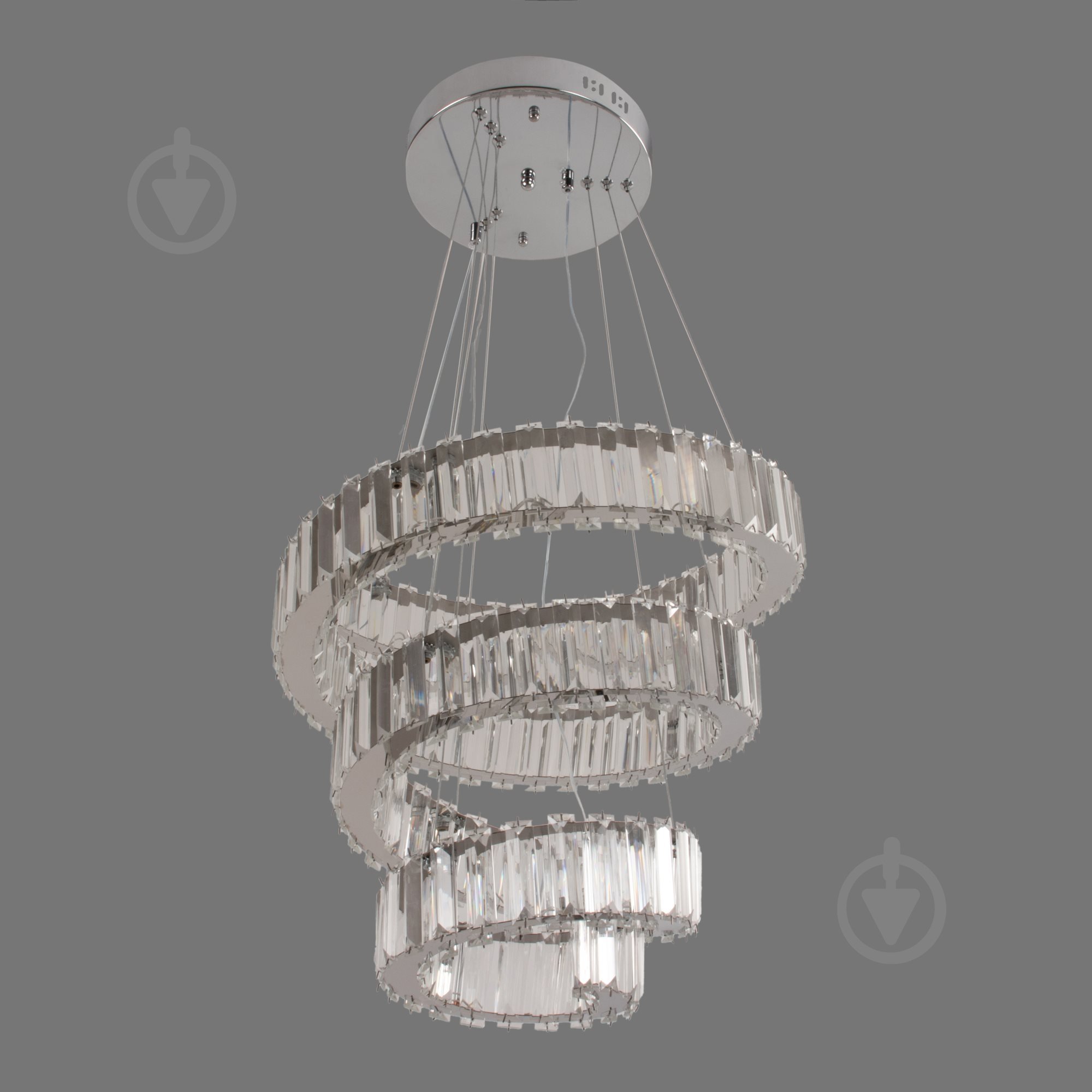 Люстра подвесная Valeso Sirius 1x96 Вт LED-модуль хром B E2073 - фото 2