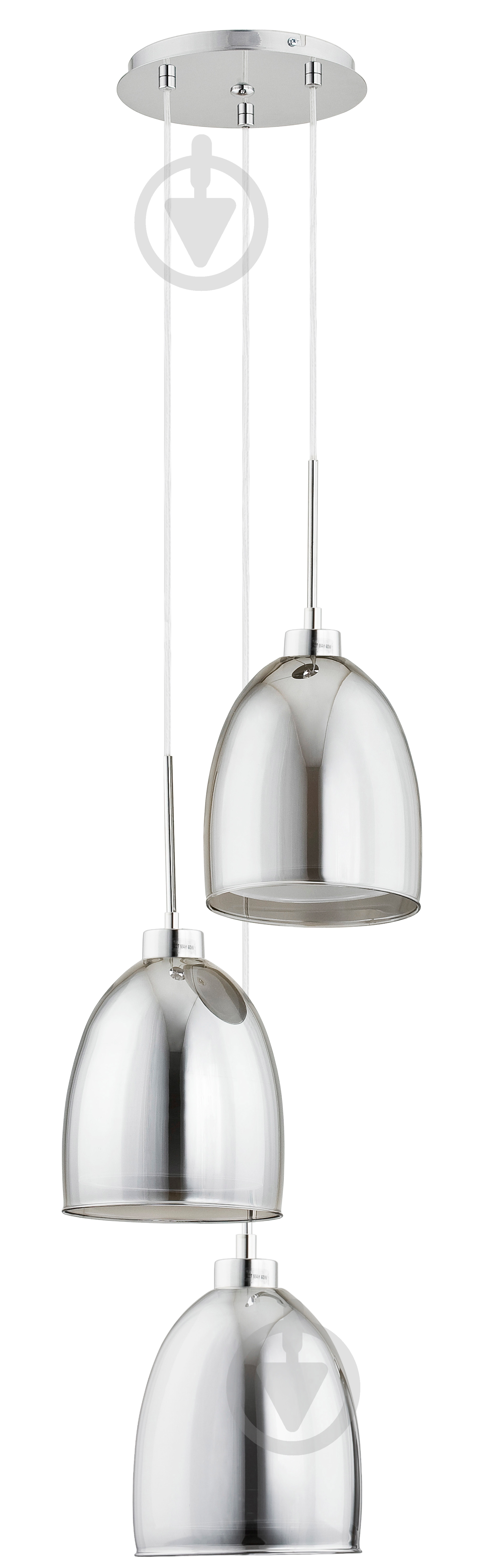 Світильник підвісний ALFA 60 Вт Е27 графіт 60143 - фото 1