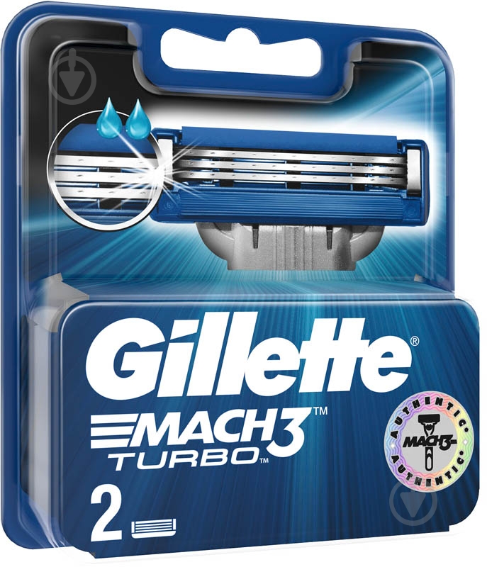 Змінний картридж Gillette Mach 3 Turbo 2 шт. - фото 3