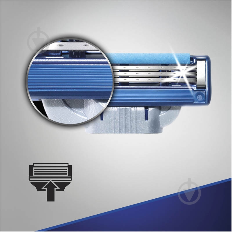 Змінний картридж Gillette Mach 3 Turbo 2 шт. - фото 8