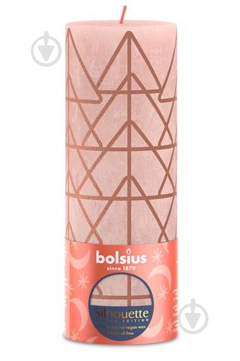 Свеча Silhouette Рустик Елка 190/68 Bolsius - фото 1